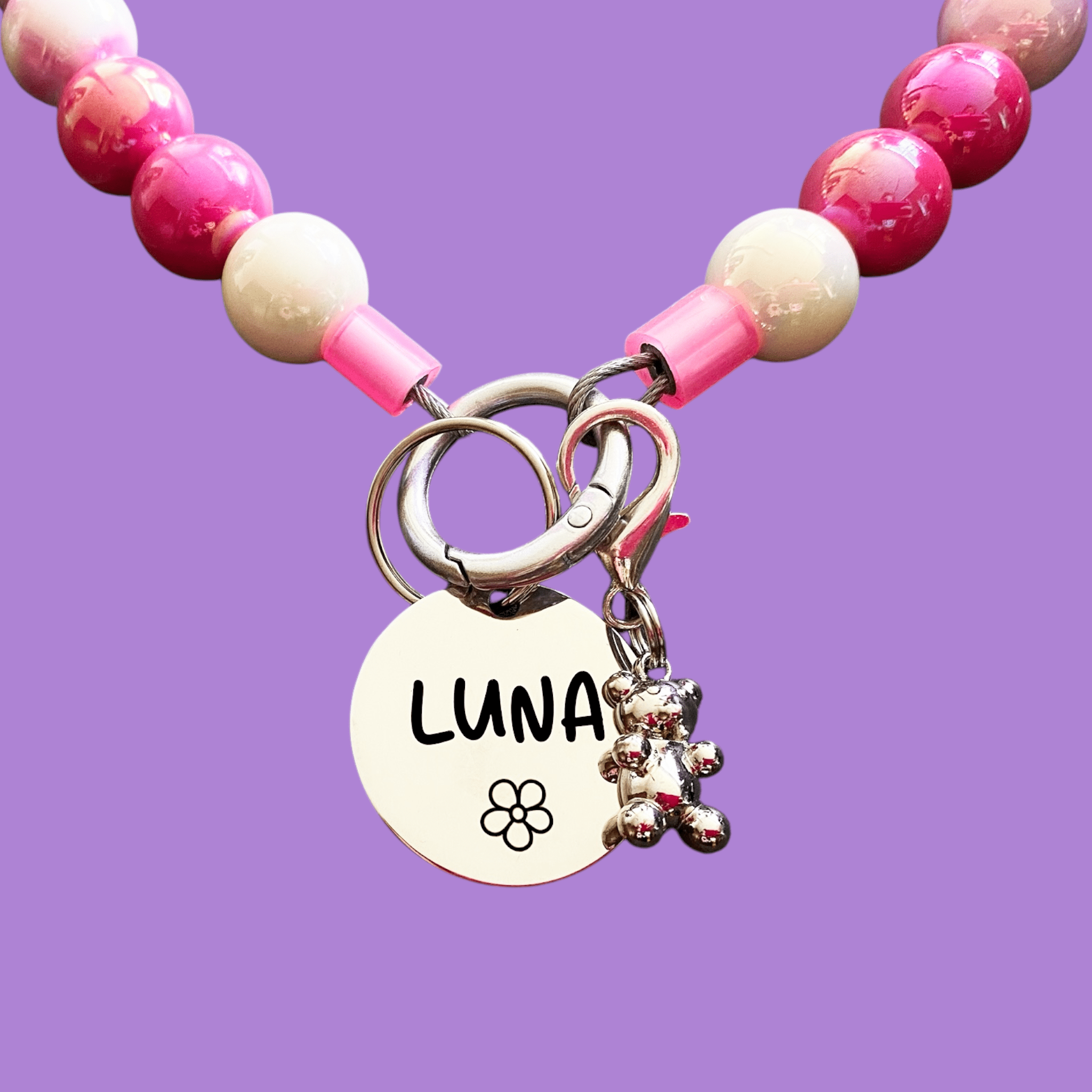 Charm Oso platino - Made For Wolfies