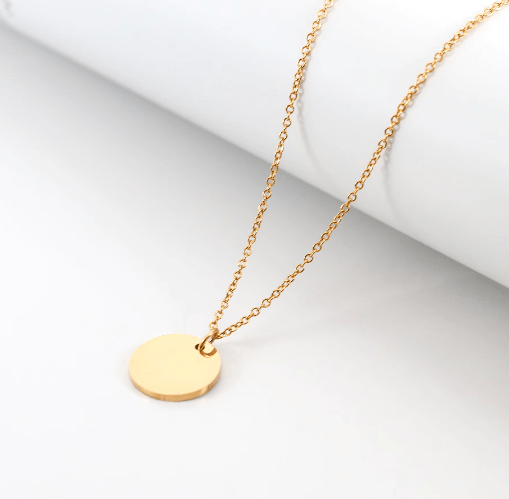 Collar Placa Circular - Personalizable - Made For Wolfies