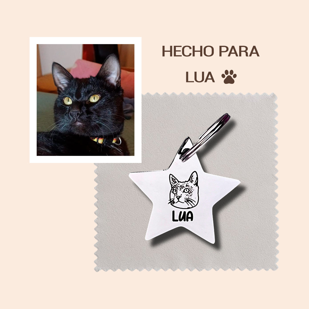 Pet ID Tag – Estrella Silver