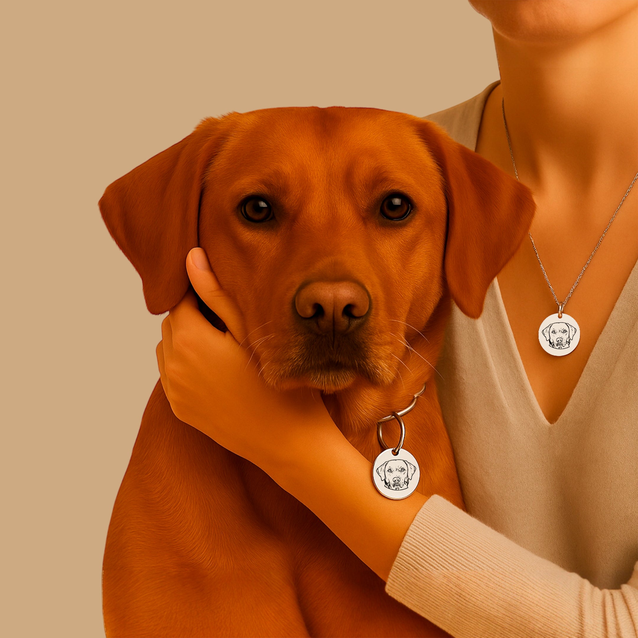 Pet ID Tag + Collar