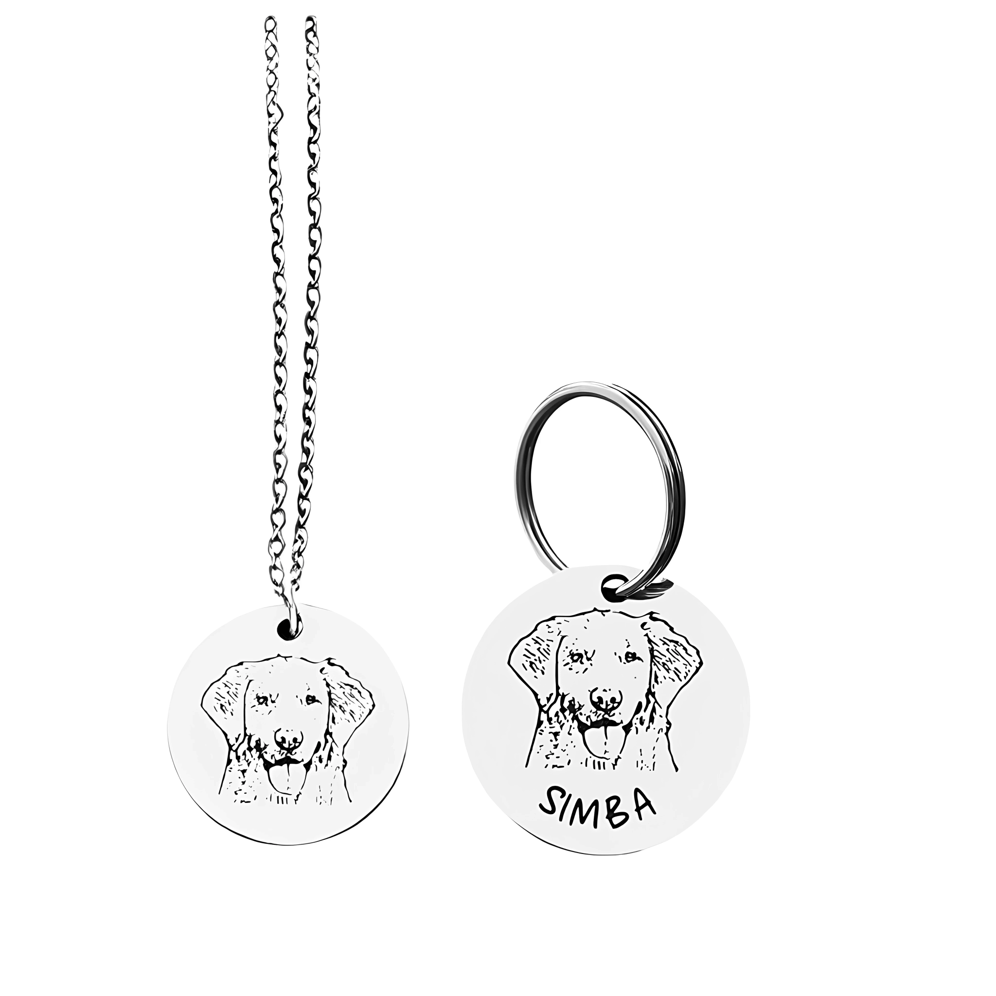 Pet ID Tag + Collar - Made For Wolfies