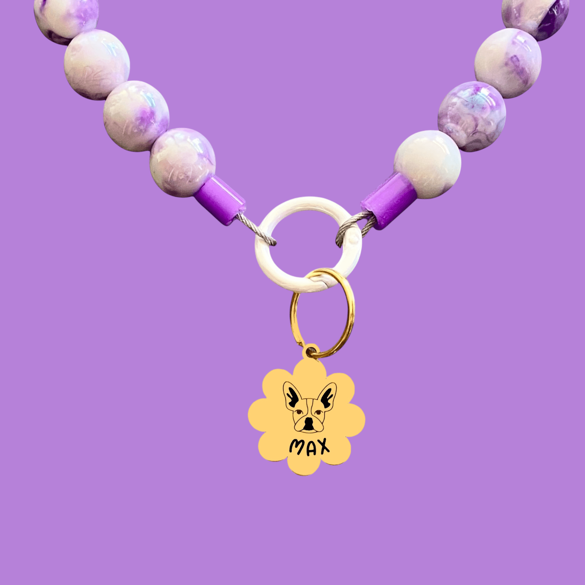 Tag ID con forma de Flor para Mascotas - Made For Wolfies