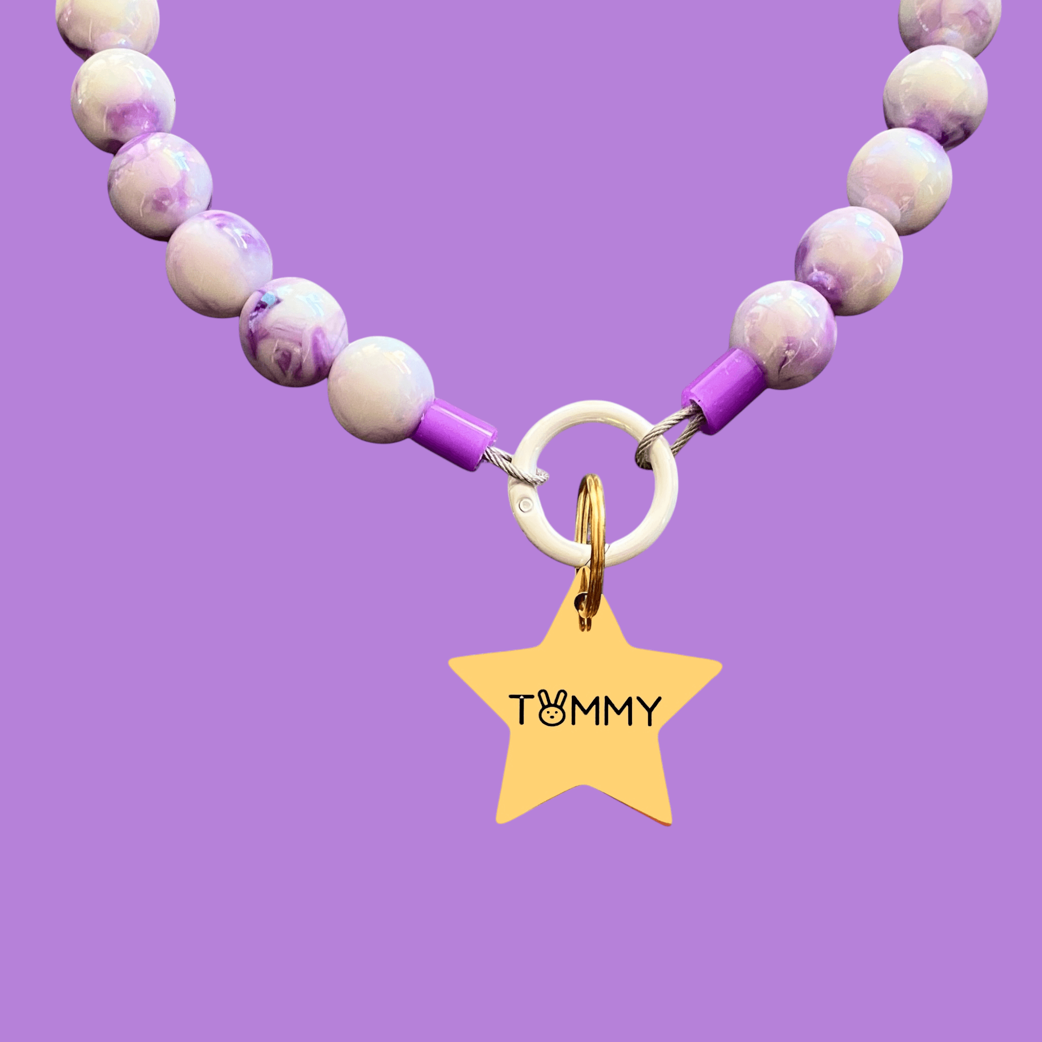 Tag ID Star Gold para Mascotas - Made For Wolfies