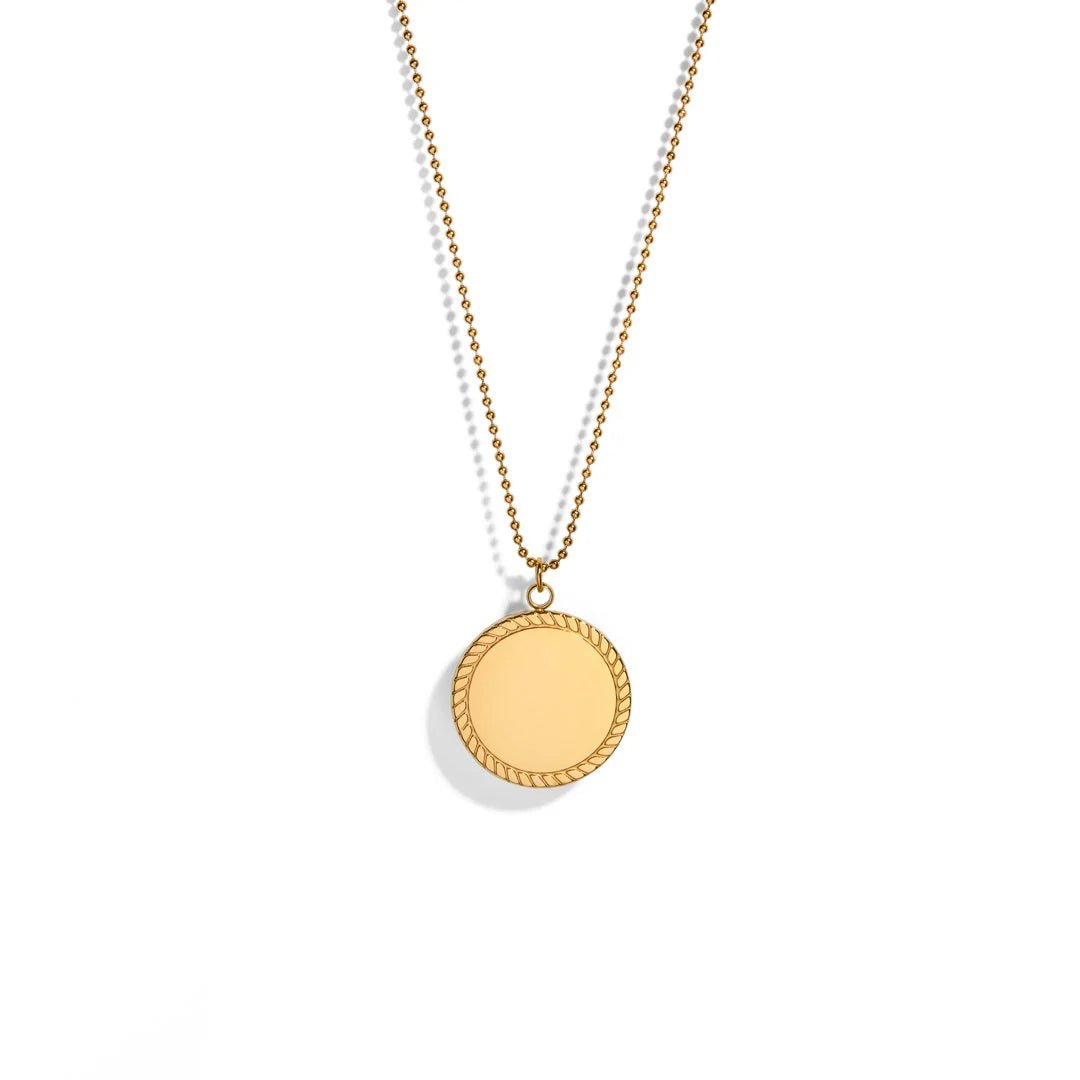 Collar Gold de acero inoxidable bañado en 18K - Personalizado - Made For Wolfies