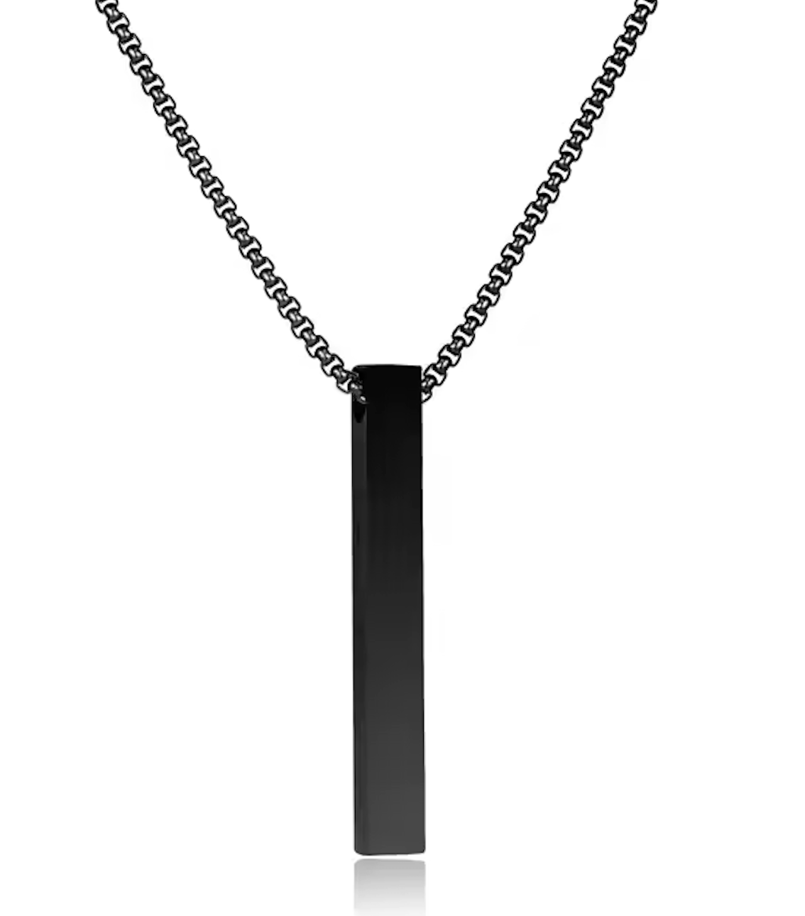Collar Péndulo Negro - Personalizable - Made For Wolfies